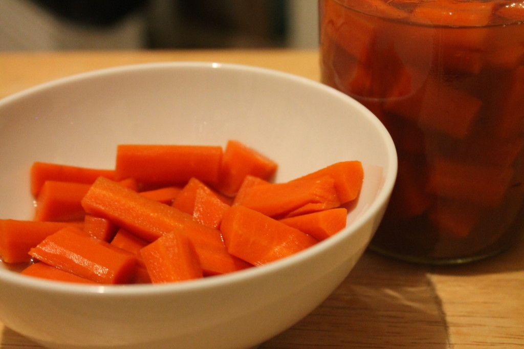 sunshine canning | glazed carrots